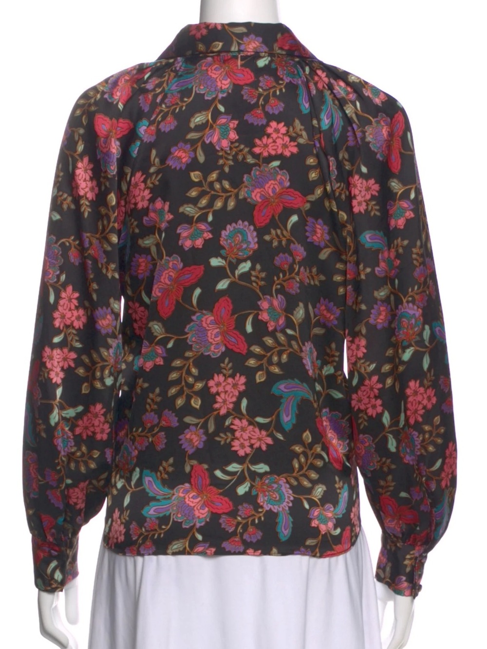 MISA LOS ANGELES $280 • 18” PTP • floral blouse - Picture 6 of 8